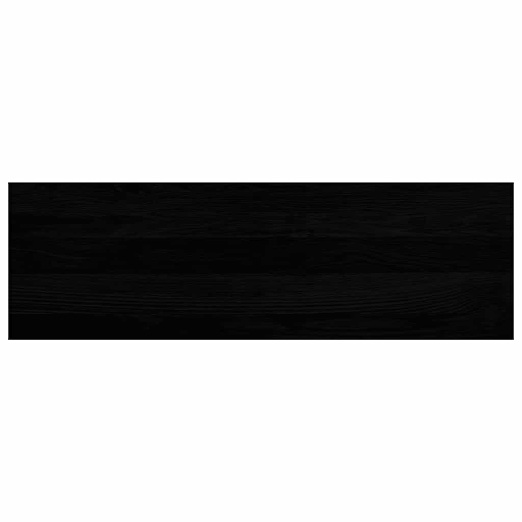Gradini 2 pz Marrone Scuro 80x25x2 cm Legno Massello Rovere