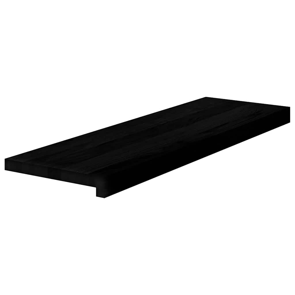 Gradini 2 pz Marrone Scuro 80x30x2 cm Legno Massello Rovere