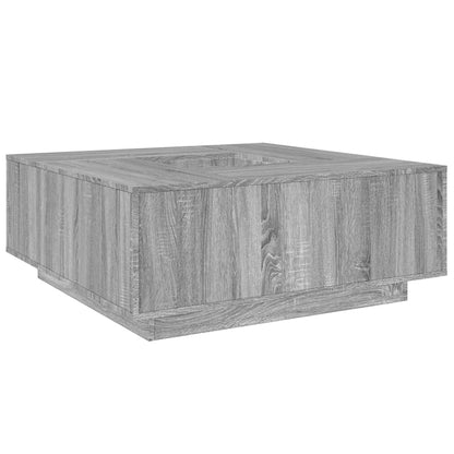 Tavolino Salotto Grigio Sonoma 100x100x40 cm Legno Multistrato