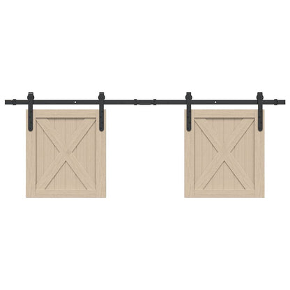 Kit Anta Scorrevole per Armadio 152 cm in Acciaio al Carbonio