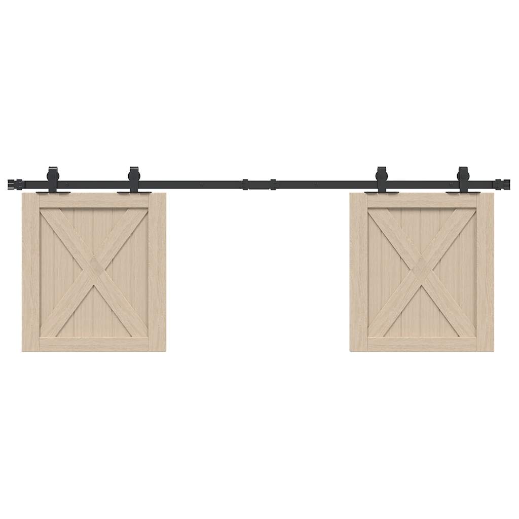 Kit Anta Scorrevole per Armadio 152 cm in Acciaio al Carbonio