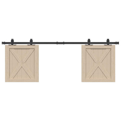 Kit Anta Scorrevole per Armadio 152 cm in Acciaio al Carbonio