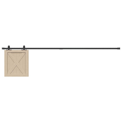 Kit Anta Scorrevole Armadio in Acciaio al Carbonio 113 cm