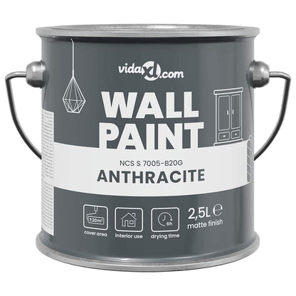 Pittura murale Grigio 2,5 L Stampa da parete