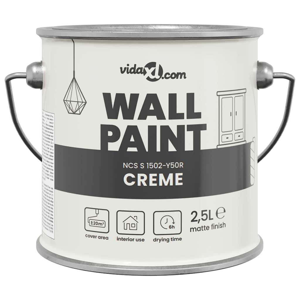 Pittura murale Marrone 2,5 L Stampa da parete