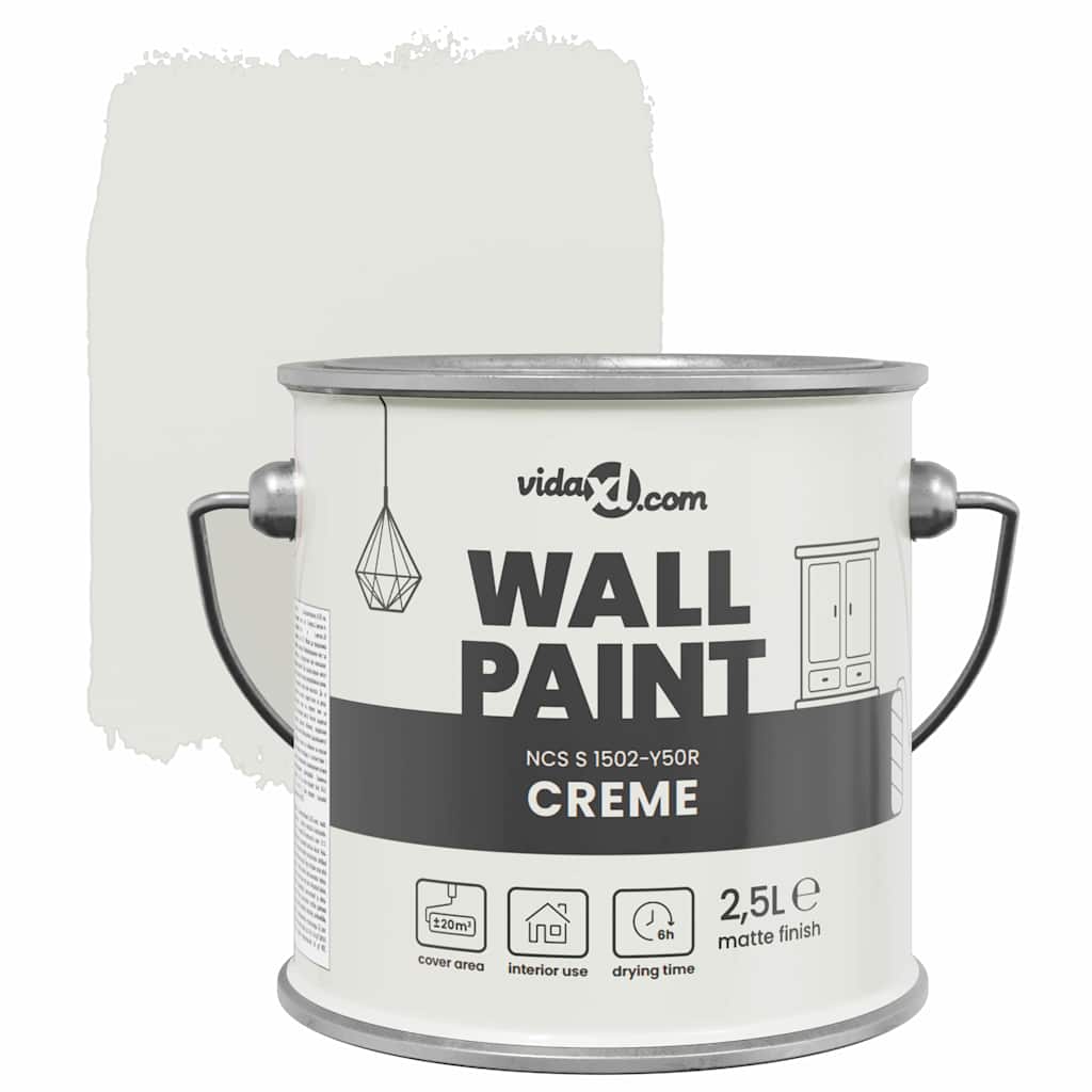 Pittura murale Marrone 2,5 L Stampa da parete