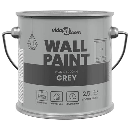 Pittura murale Grigio 2,5 L Stampa da parete