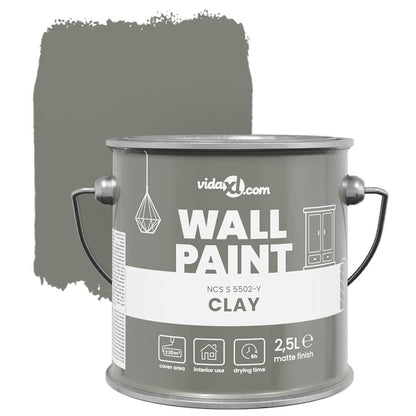 Pittura murale Grigio 2,5 L Stampa da parete