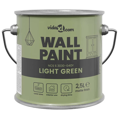 Pittura murale Verde 2,5 L Stampa da parete