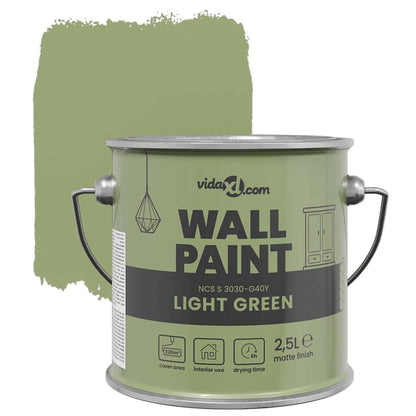 Pittura murale Verde 2,5 L Stampa da parete