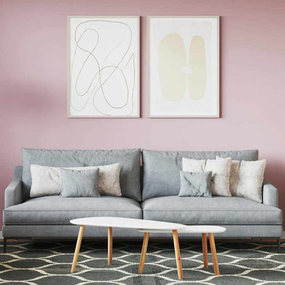 Pittura murale Rosa 2,5 L Stampa da parete