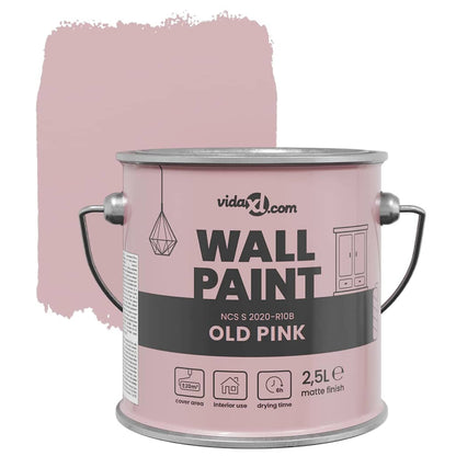Pittura murale Rosa 2,5 L Stampa da parete
