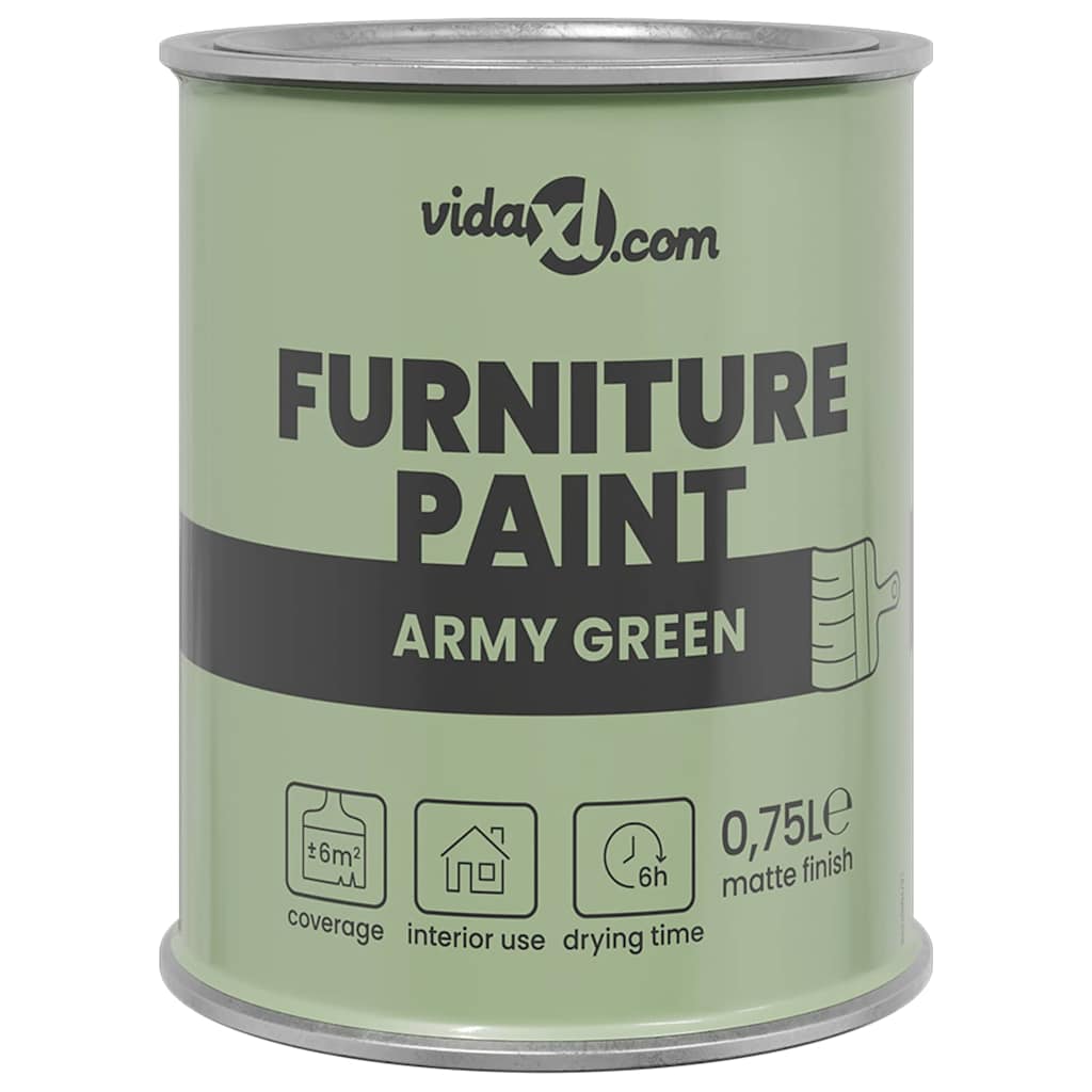 Vernice per mobili Verde 0,75 L Stampa da parete