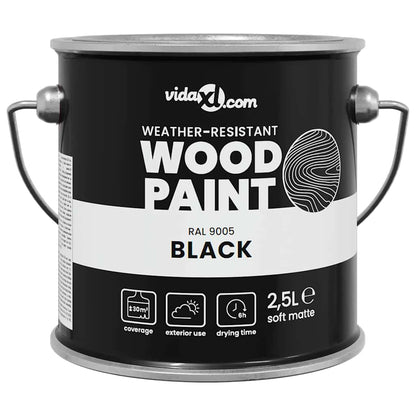 Vernice per legno Nero 2,5 L Stampa da parete