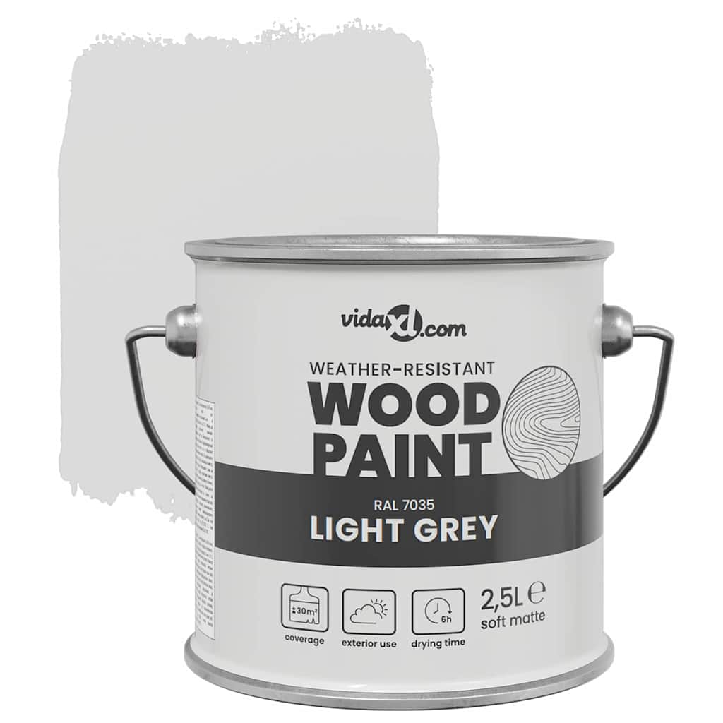 Vernice per legno Grigio 2,5 L Stampa da parete