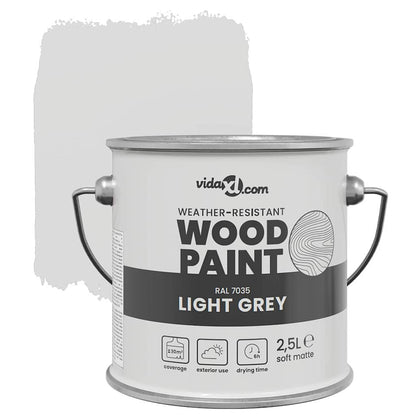 Vernice per legno Grigio 2,5 L Stampa da parete