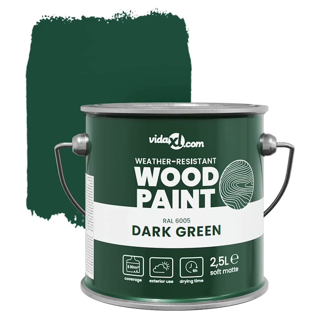 Vernice per legno Verde 2,5 L Stampa da parete