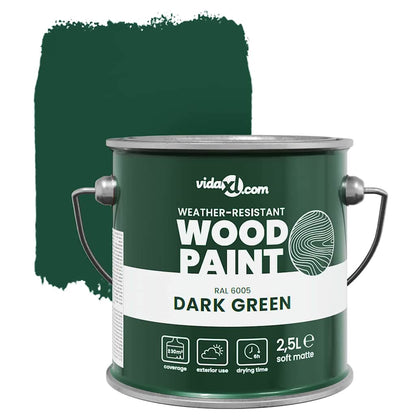 Vernice per legno Verde 2,5 L Stampa da parete