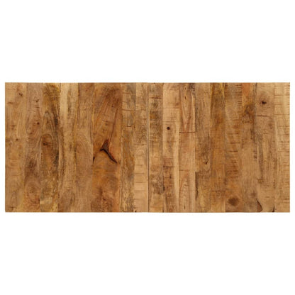 Tavolino Bar Trattore Rosso e Marrone 55x120x107 cm Legno Mango