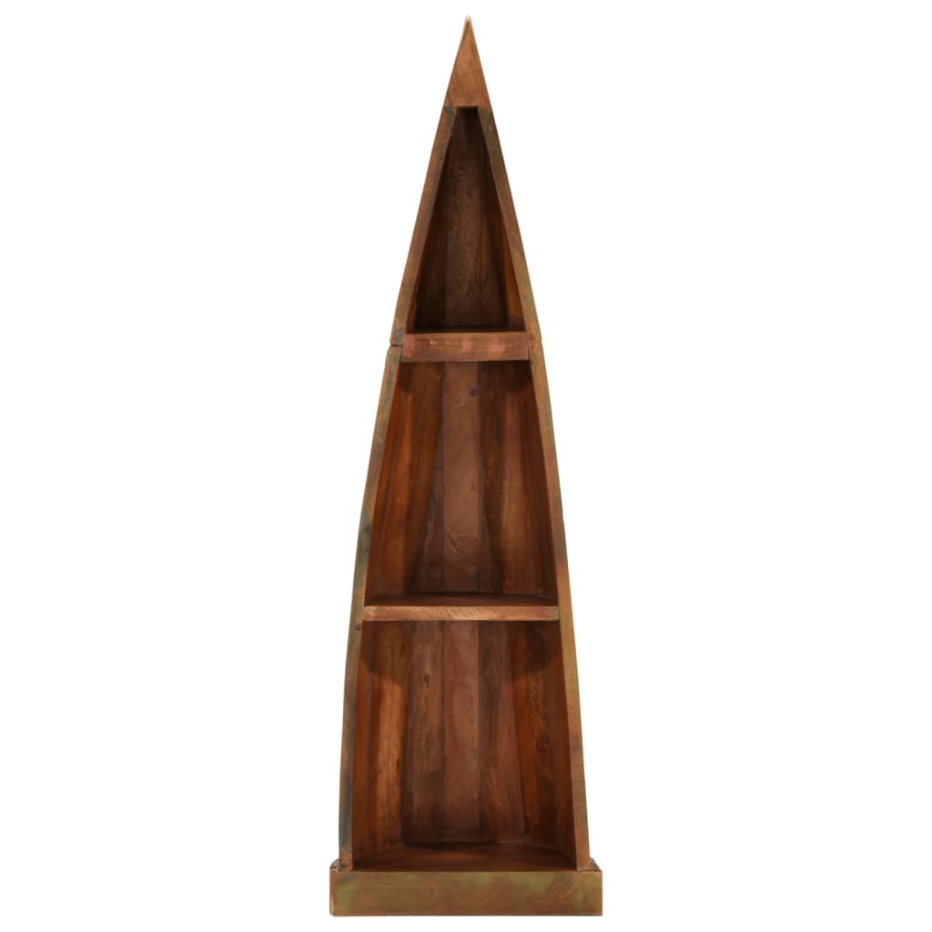 Mobile a Barca 39x27x127 Legno Massello di Recupero