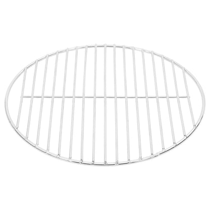 Griglia per Barbecue Rotonda Ã˜34,5 cm Acciaio Inossidabile 304