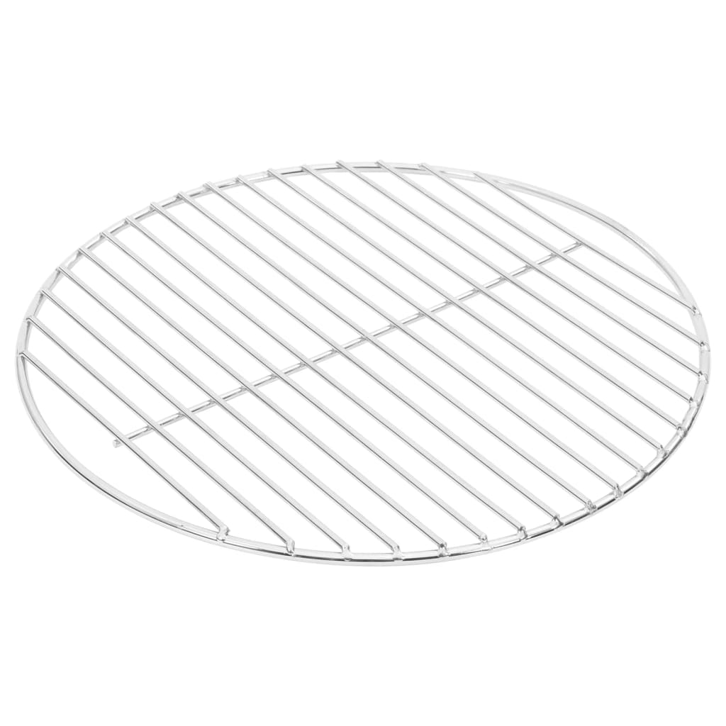 Griglia per Barbecue Rotonda Ã˜34,5 cm Acciaio Inossidabile 304