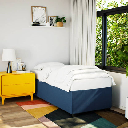 Giroletto senza Materasso Blu 80x200 cm in Tessuto