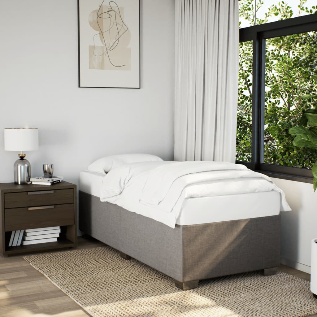 Giroletto senza Materasso Tortora 90x190 cm Tessuto