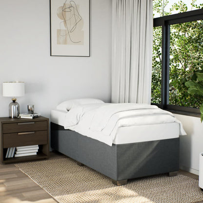 Giroletto senza Materasso Grigio Scuro 90x200 cm Tessuto