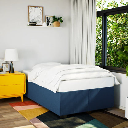 Giroletto senza Materasso Blu 120x190 cm in Tessuto