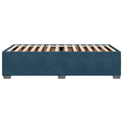 Giroletto Blu 90x190 cm in Velluto