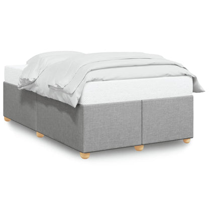 Giroletto senza Materasso Grigio Chiaro 120x190 cm in Tessuto