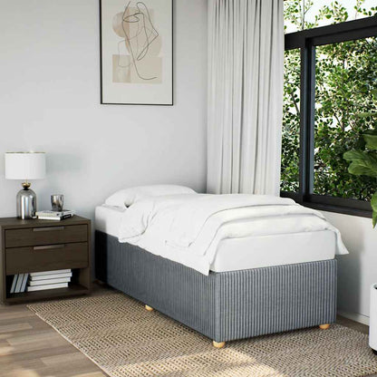 Giroletto senza Materasso Grigio Chiaro 80x200 cm Tessuto