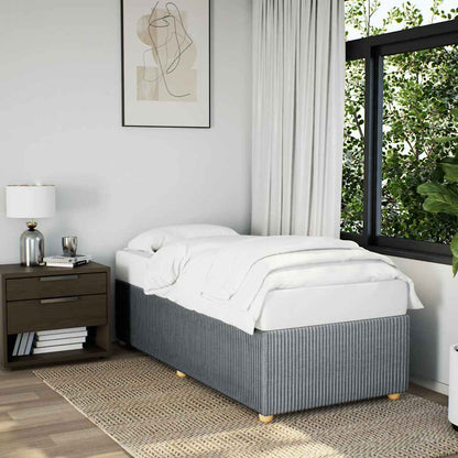 Giroletto senza Materasso Grigio Chiaro 90x200 cm Tessuto