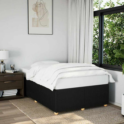 Giroletto senza Materasso Nero 120x200 cm Tessuto