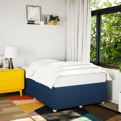 Giroletto senza Materasso Blu 120x200 cm in Tessuto