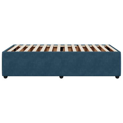 Giroletto Blu 90x190 cm in Velluto