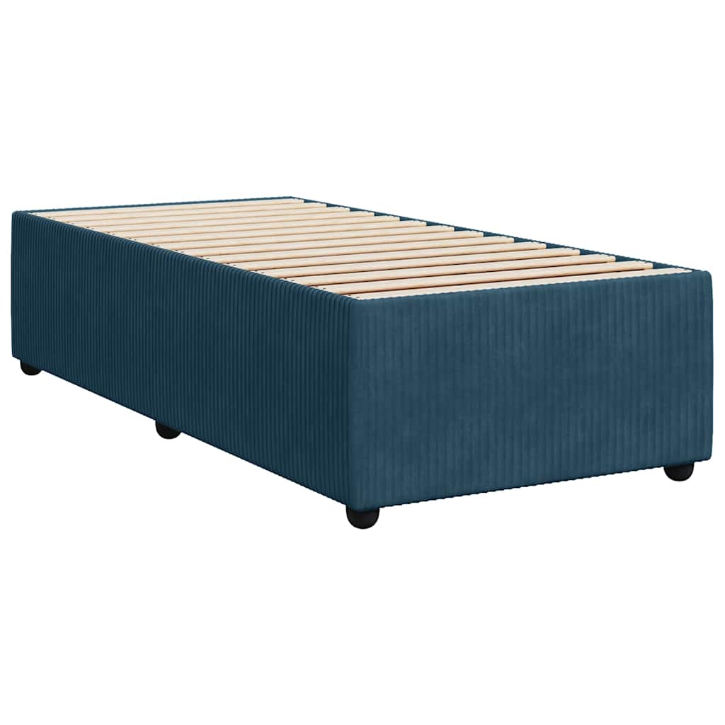 Giroletto Blu 90x200 cm in Velluto