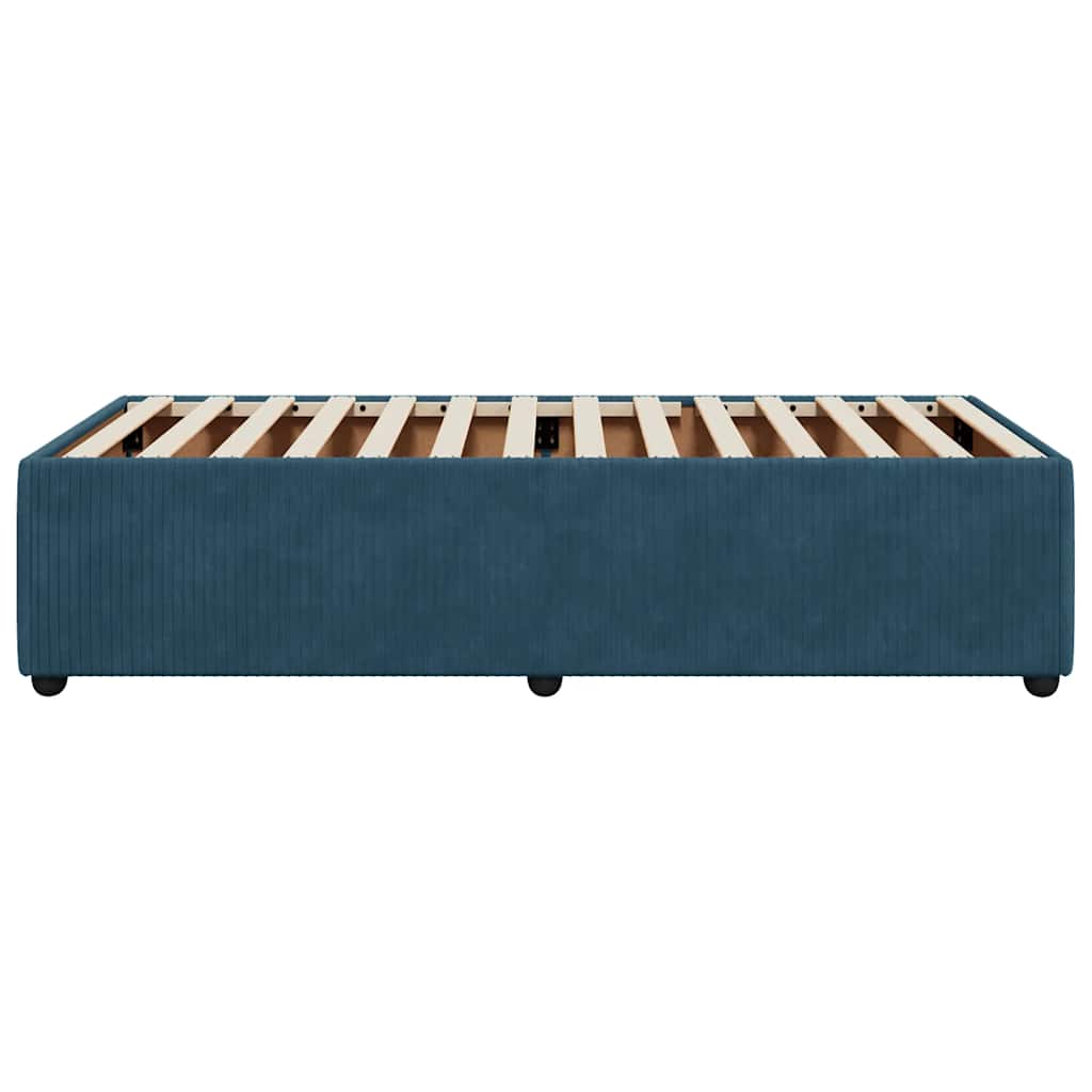 Giroletto Blu 90x200 cm in Velluto