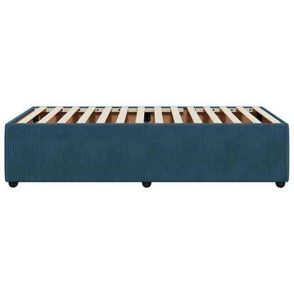 Giroletto Blu 90x200 cm in Velluto