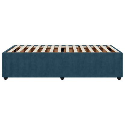 Giroletto Blu 100x200 cm in Velluto