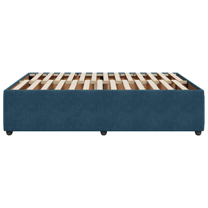 Giroletto Blu 140x190 cm in Velluto