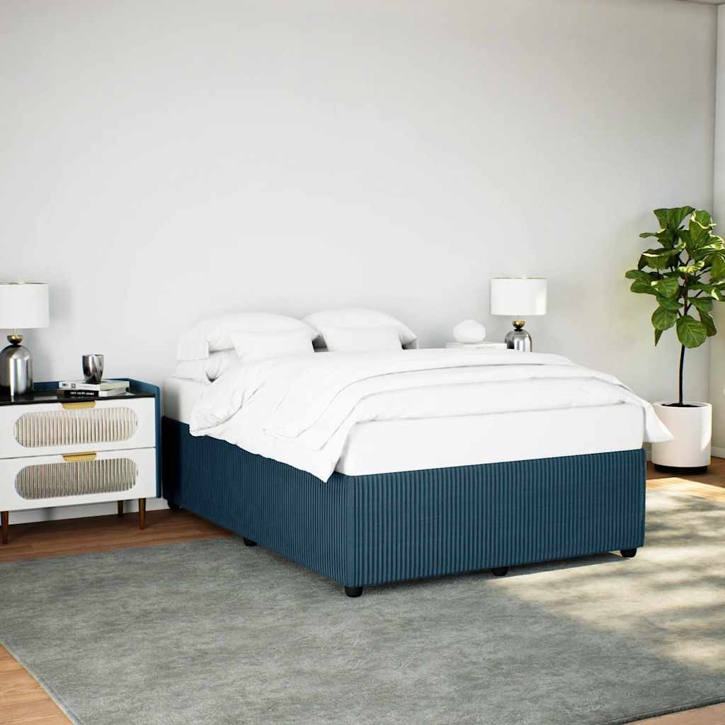 Giroletto Blu 140x190 cm in Velluto