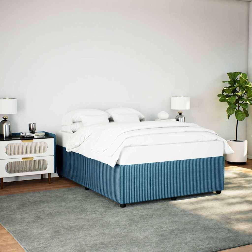 Giroletto Blu 160x200 cm in Velluto