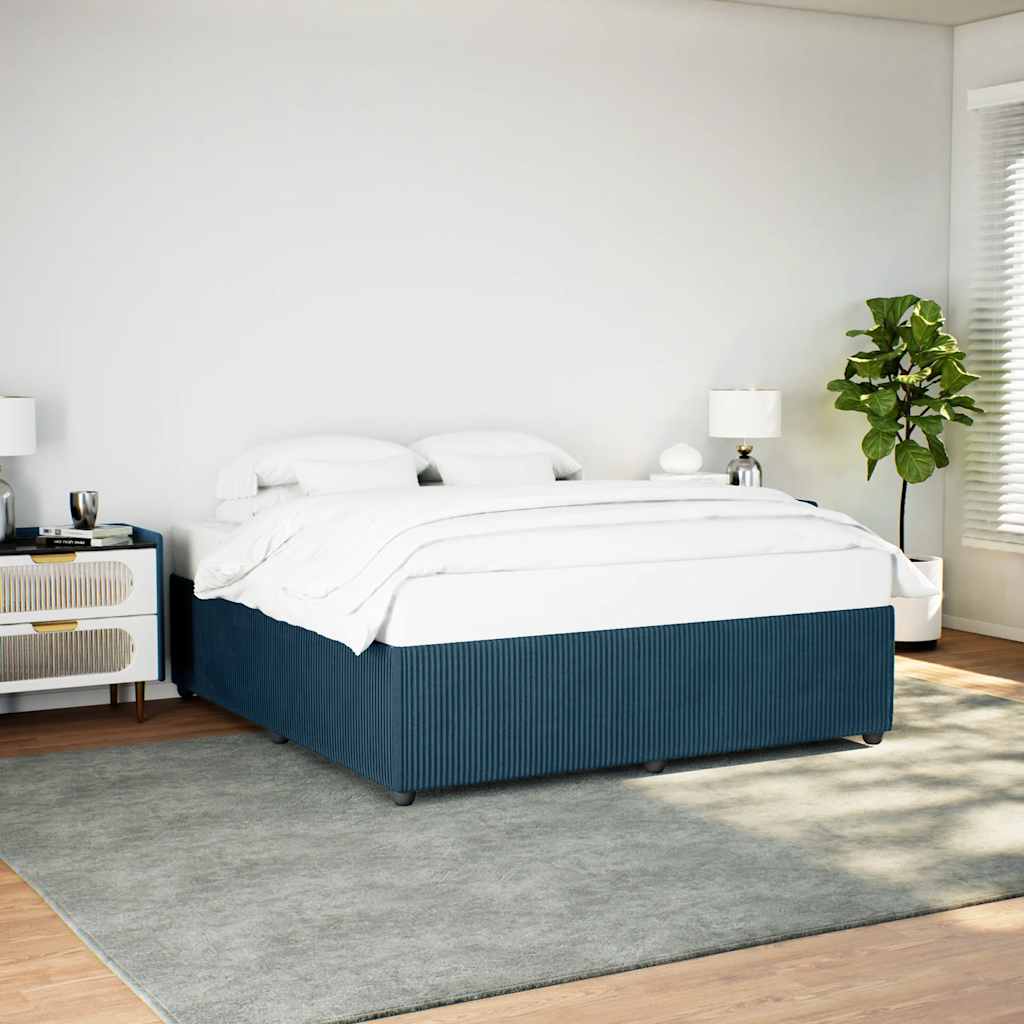 Giroletto Blu 180x200 cm in Velluto