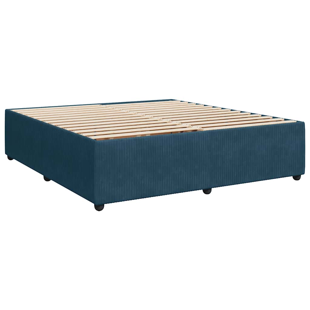 Giroletto Blu 200x200 cm in Velluto