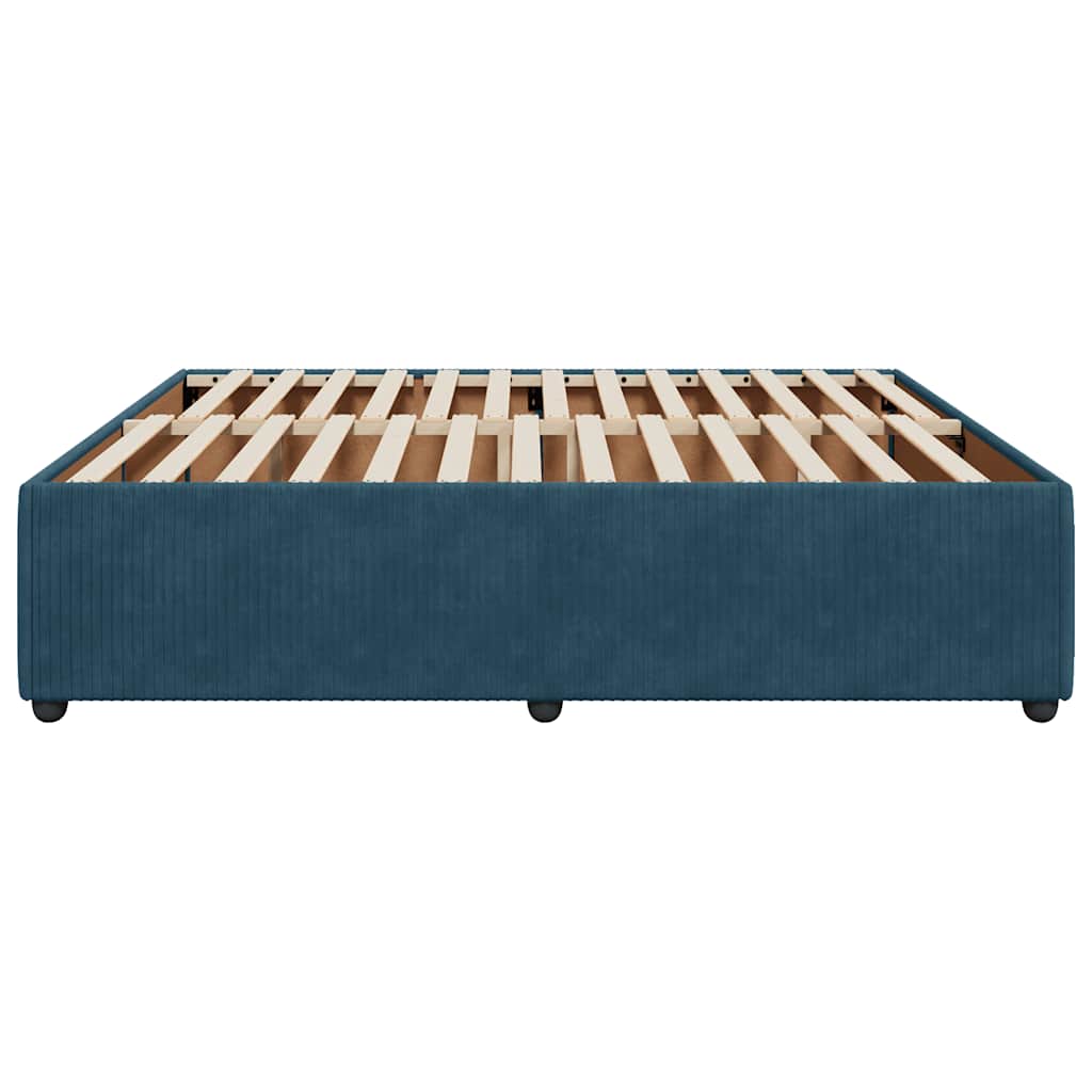 Giroletto Blu 200x200 cm in Velluto