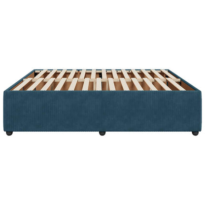 Giroletto Blu 200x200 cm in Velluto