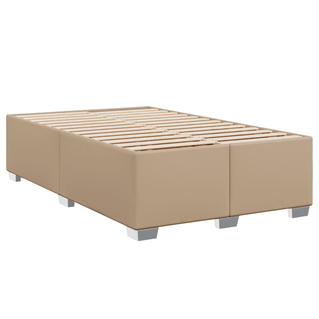Giroletto a Molle con Materasso Cappuccino 120x190cm Similpelle