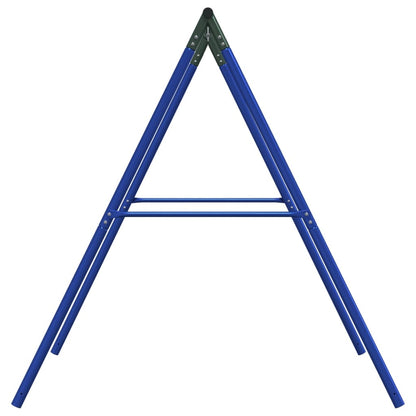 Telaio per Altalena da Esterno con 2 Ganci in Acciaio Blu